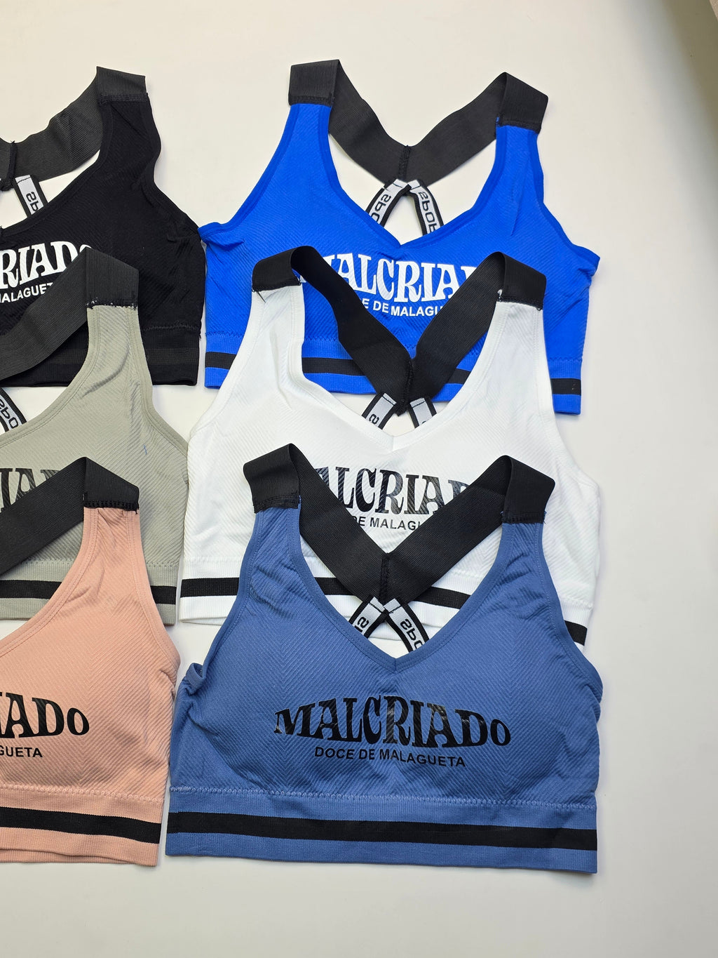 (30-38)WIDE STRAP Criss Cross Back Sports Bra