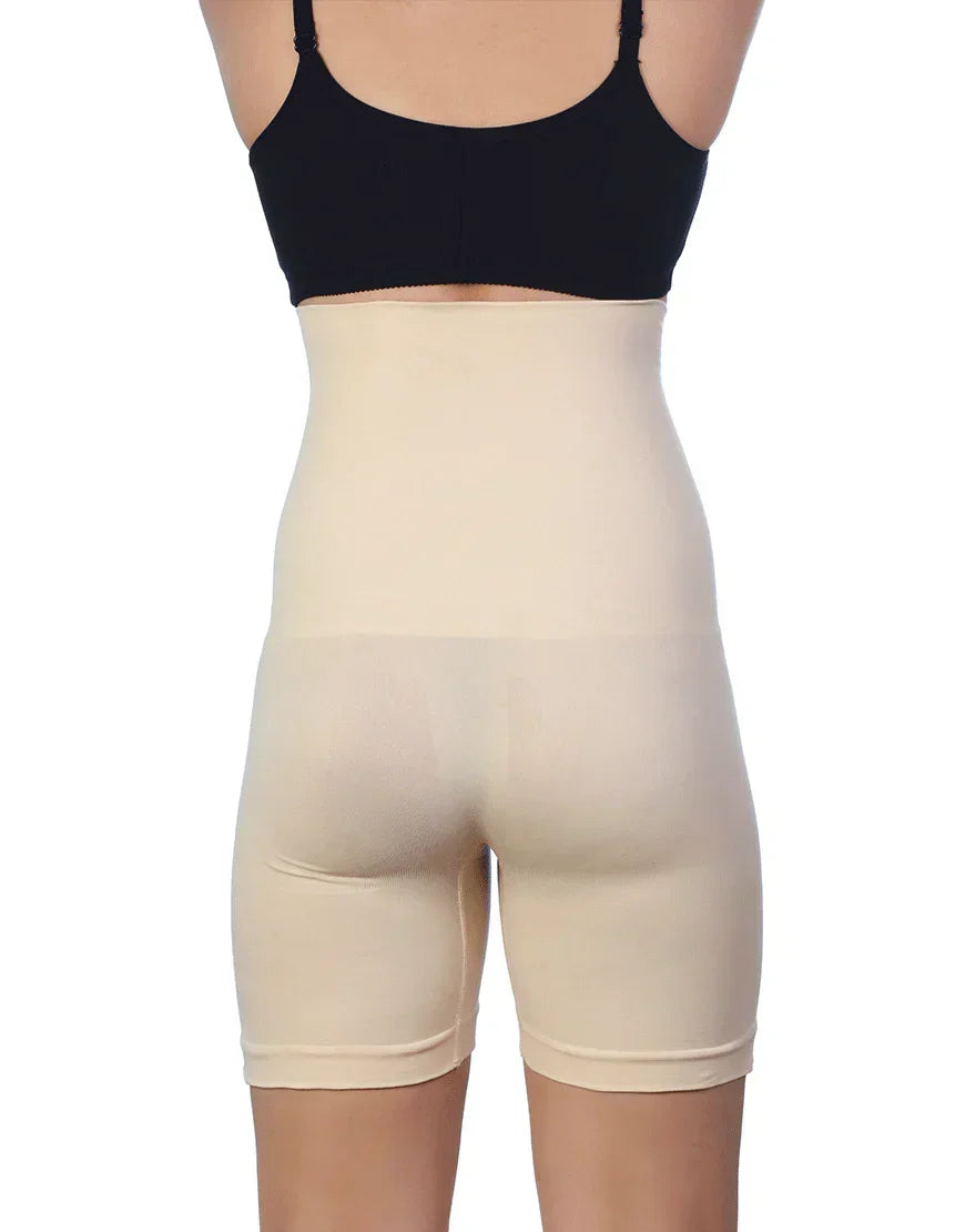 BODY SHAPER SEAMLESS MEDIUM COMPRESSION THIGH SHAPING BRIEF -SKIN